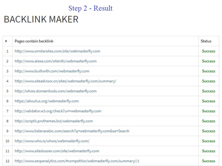 free backlink maker tool