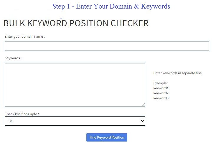 keyword position checker