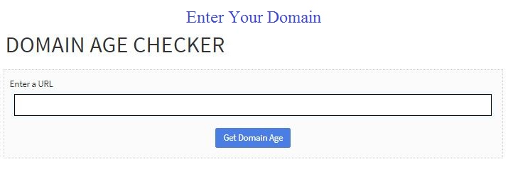 domain age checker tool