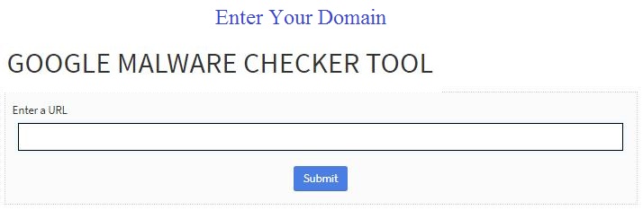 google malware checker tool