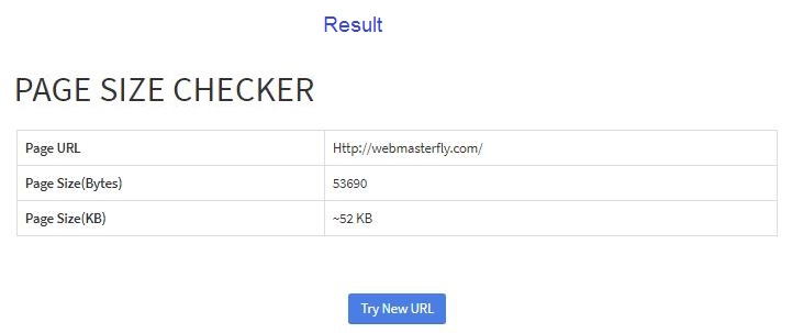 Page Size Checker online