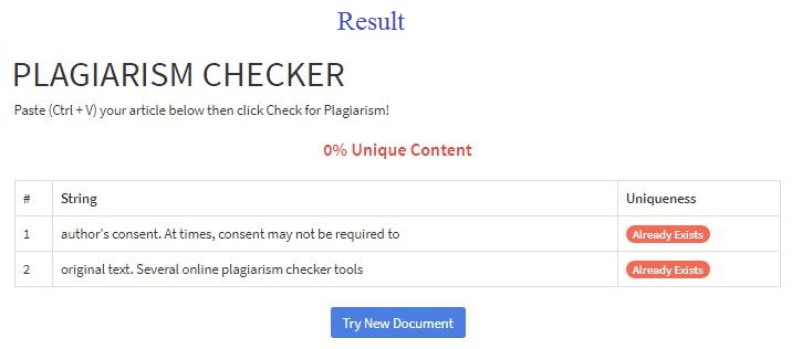 best plagiarism checker tool online free
