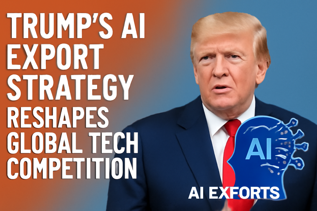 Trump’s AI Export Strategy Reshapes Global Tech Competition with AI exports