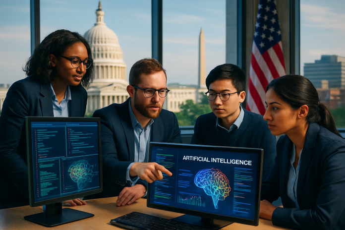 Engineers collaborating on AGI initiative in Washington