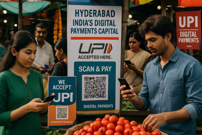 Hyderabad's digital payments in action