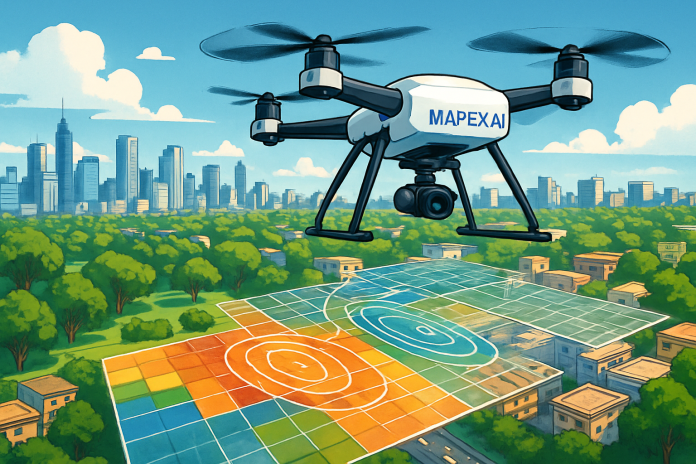 Drone mapping urban areas for planning