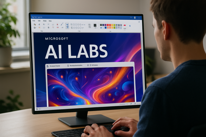 User testing Microsoft's AI image editing features