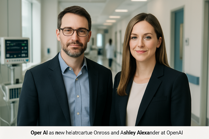 OpenAI's healthcare leaders, Nate Gross and Ashley Alexander